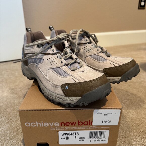 Women's tan New Balance WW643TB All Terrain hiking /walking shoes - Size 10B - Picture 2 of 5